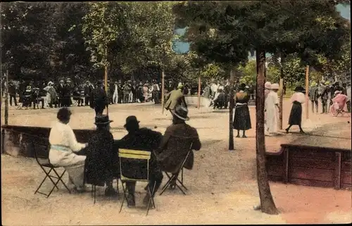 Ak Vittel Vosges, Les Jeux de Boules