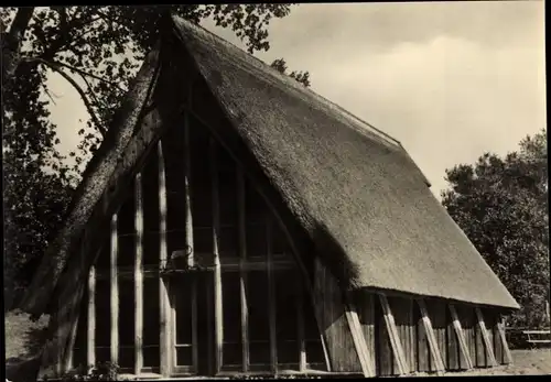 Ak Ostseebad Ahrenshoop Fischland, Kirche, erbaut 1951, Architekt Hardt-Walter Hämer