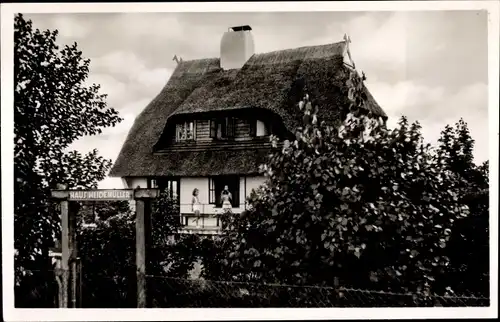 Ak Ostseebad Scharbeutz in Ostholstein, Haus Heidemüller, Strandallee