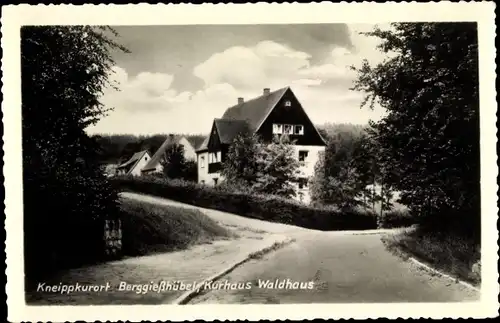 Ak Berggießhübel in Sachsen, Kurhaus Waldhaus