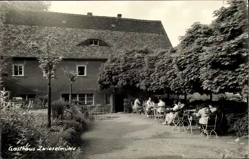 Foto Ak Zwiesel Berggießhübel in Sachsen, Gasthaus Zwieselmühle