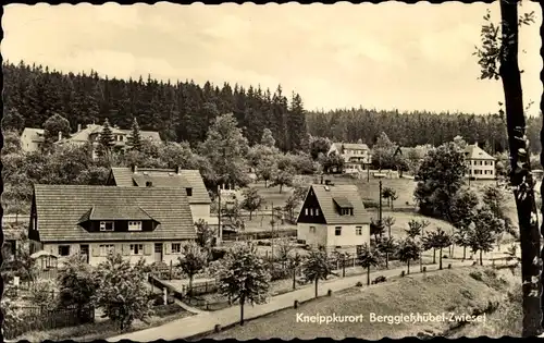 Ak Zwiesel Berggießhübel in Sachsen, Teilansicht, Gaststätte