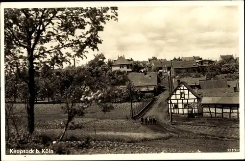 Ak Knapsack Hürth Nordrhein Westfalen, Teilansicht, Fachwerkhaus