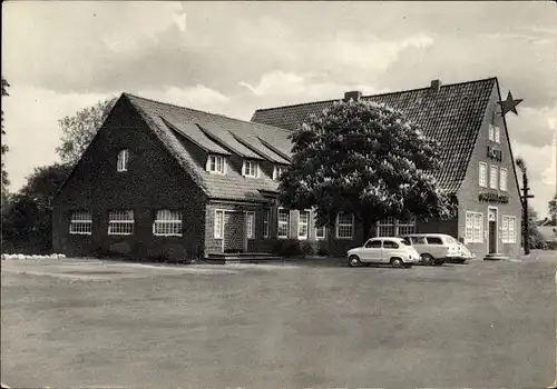 Ak Schwerinsdorf in Ostfriesland, Hotel Goldener Stern