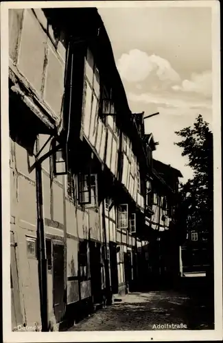 Ak Detmold in Nordrhein Westfalen, Partie in der Adolfstraße