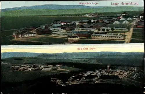 Ak Hammelburg in Unterfranken Bayern, Nördliches und südliches Lager