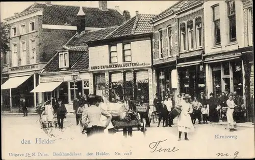 Ak Den Helder Nordholland Niederlande, Kruisweg