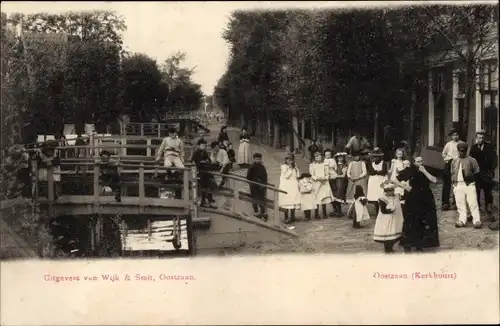 Ak Oostzaan Nordholland, Kerkbuurt