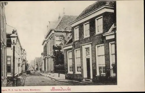 Ak Moordrecht Südholland Niederlande, Straßenpartie im Ort