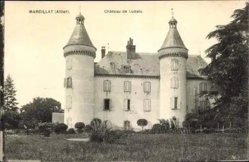 Ak Marcillat Allier, Chateau de Ludaix