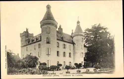 Ak Marcillat Allier, Chateau du Ludaix