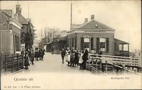 Ak Kralingsche Veer Kralingseveer Rotterdam Südholland Niederlande, Koffiehuis Maaszicht