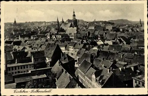 Ak Lutherstadt Eisleben, Stadtansicht