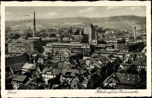 Ak Jena in Thüringen, Blick auf die Zeisswerke