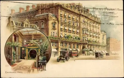 Litho London City, First Avenue Hotel, Entrance Hall