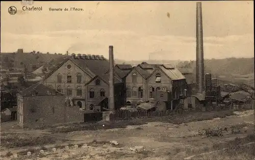 Ak Charleroi Wallonien Hennegau, Verrerie de l'Ancre