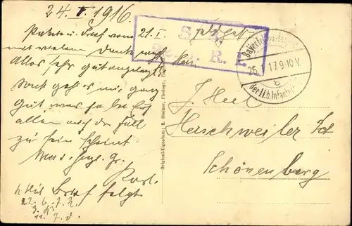 Ak Dambach Fürth in Mittelfranken Bayern, Altes Haus