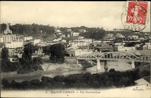 Ak Maison Carree Algerien, Vue Panoramique