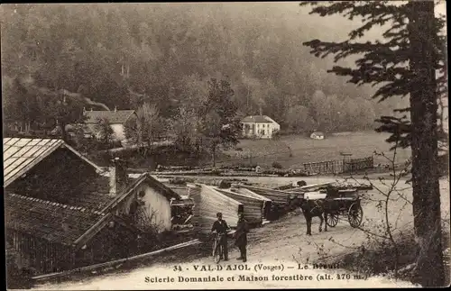 Ak Le Breuil Val d'Ajol Vosges, Scierie Domaniale, Maison forestière