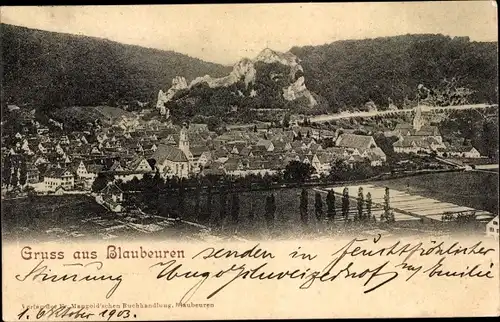 Ak Blaubeuren in Württemberg, Panorama