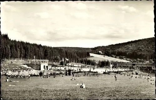 Ak Heidenheim an der Brenz, Waldbad