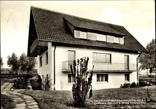 Ak Oberreichenbach im Schwarzwald, Gasthof  z. Hirsch