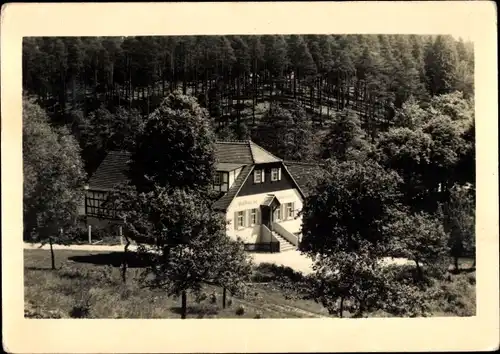 Ak Weißenborn in Thüringen, Mühltal, Gasthof Meuschkensmühle, Gesamtansicht