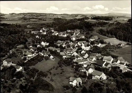 Ak Dillendorf Bonndorf im Schwarzwald, Gesamtansicht, Fliegeraufnahme