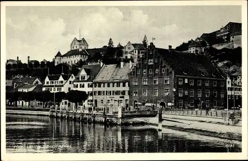 Ak Meersburg am Bodensee, Blick auf den Ort
