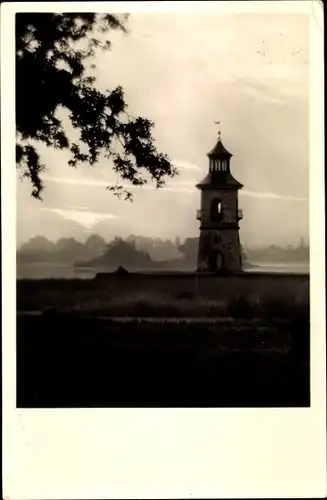 Ak Moritzburg in Sachsen, Leuchtturm