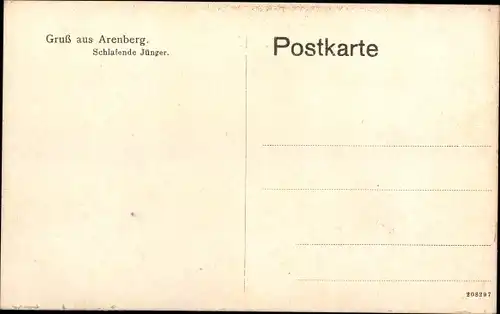 Ak Arenberg Koblenz, Schlafende Jünger