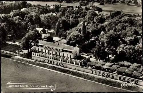 Ak Niederbreisig Bad Breisig am Rhein, Kurhaus, Luftbild