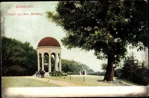 Ak Wiesbaden in Hessen, Neroberg Tempel