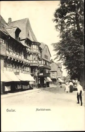 Ak Goslar am Harz, Marktstraße