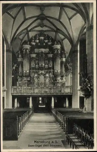 Ak Merseburg an der Saale, Dom-Orgel