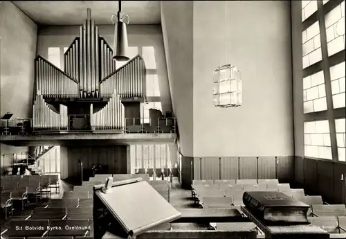 Ak Oxelösund Södermanlands Schweden, St. Botvids Kyrka, Orgel