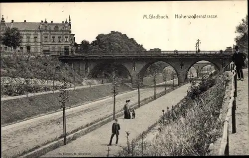 Ak Mönchengladbach am Niederrhein, Hohenzollernstraße