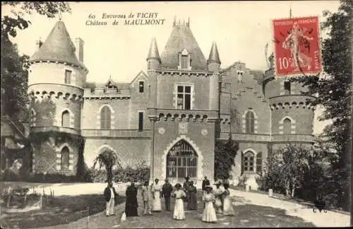 Ak Vichy Allier, Chateau de Maulmont