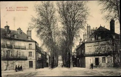 Ak Moulins Allier, Avenue Nationale