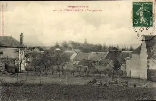 Ak Saint Gérand le Puy Allier, Vue generale