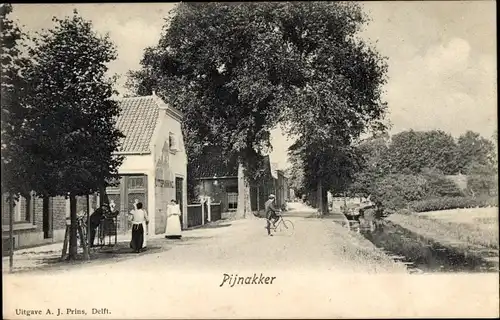 Ak Pijnakker Pijnacker Südholland, Straßenpartie, Uitspanning