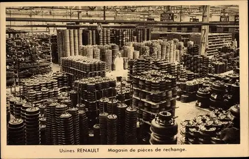 Ak Usines Renault, Magasin der Pieces de rechange