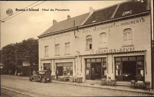 Ak Braine l'Alleud Wallonien Wallonisch Brabant, Hotel des Monuments