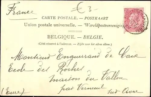 Ak Berchem Flandern Antwerpen, Chaussee