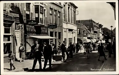 Ak Zandvoort Nordholland Niederlande, Kerkstraat, Geschäfte