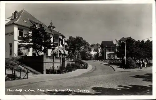 Ak Noordwijk aan Zee Südholland, Prins Hendrikstraat, Oude Zeeweg