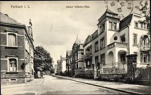 Ak Forbach Lothringen Moselle, Kaiser Wilhelm Allee