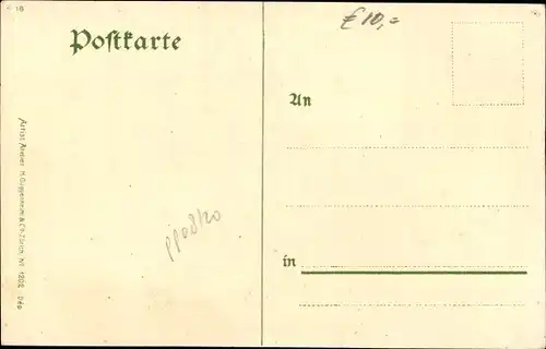 Wappen Briefmarken Ak Konstanz am Bodensee, Hafeneinfahrt, Dampfer