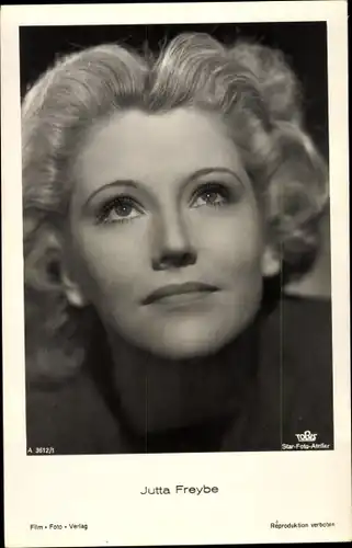 Ak Schauspielerin Jutta Freybe, Portrait