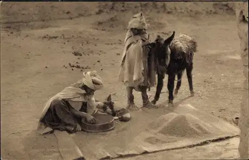 Ak Scenes Algeriennes, La Ration d'Orge